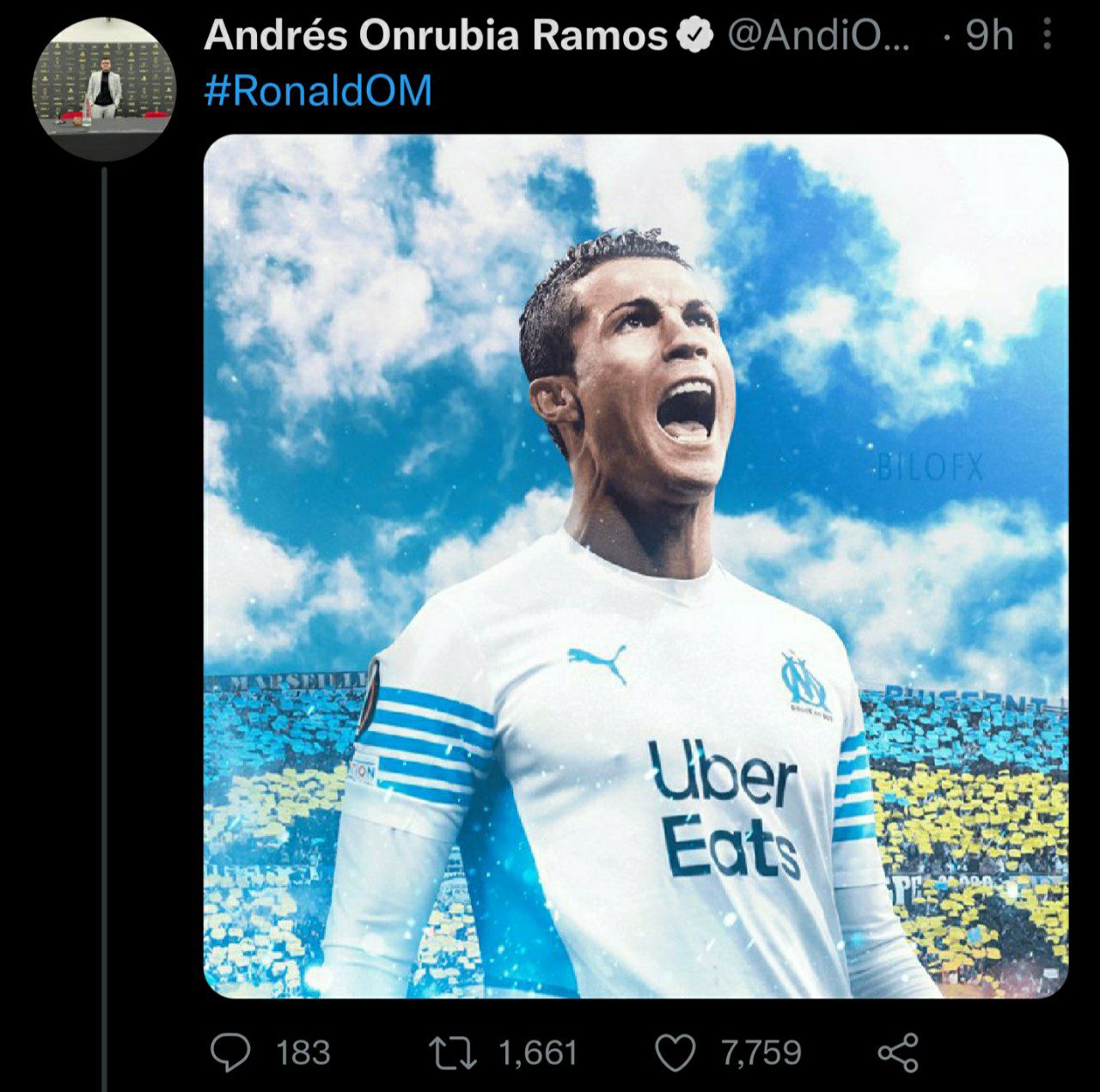 هواداران تیم فرانسوی خواهان جذب کریستیانو رونالدو/ ستاره پرتغالی ترند توییتر فرانسه شد!