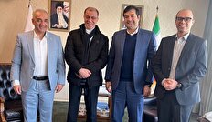 دیدار وزیر ورزش و جوانان و رییس کمیته ملی المپیک با صدیقی و دبیرکل فدراسیون جهانی کوراش