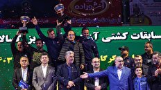 قهرمانی مازندران در رقابت های کشتی آزاد بزرگسالان کشور