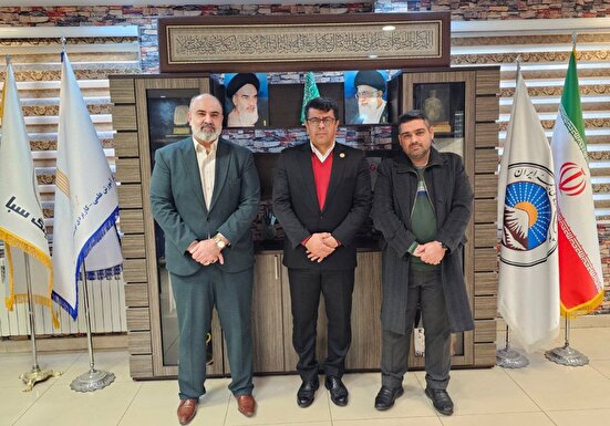 دیدار رئیس فدراسیون چوگان با رئیس دانشگاه علمی کاربردی بیمه ایران