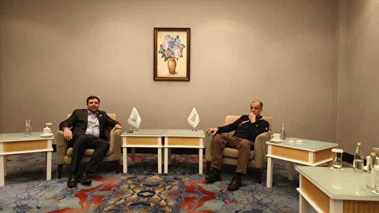 دیدار خسروی وفا با دبیرکل انجمن همبستگی ورزش کشورهای اسلامی
