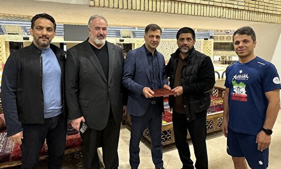 عکس| تقدیر و خداحافظی با حجت کریمی در حضور رنگرز و درستکار عکس| تقدیر و خداحافظی با حجت کریمی در حضور رنگرز و درستکار