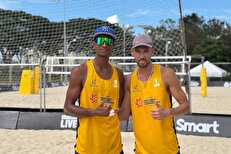 والیبال ساحلی قهرمانی آسیا| صعود تیم ملی ایران به جدول اصلی