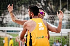 تیم ملی والیبال ساحلی به 8 تیم برتر قهرمانی آسیا رسید