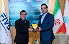 دیدار رئیس فدراسیون والیبال با سفیر فیلیپین