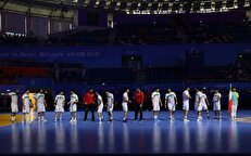 تساوی تیم ملی هندبال ایران برابر عراق در دیداری دوستانه