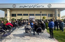 برگزاری مراسم تشییع پیکر زنده یاد هاشم کلاهی در فدراسیون کشتی