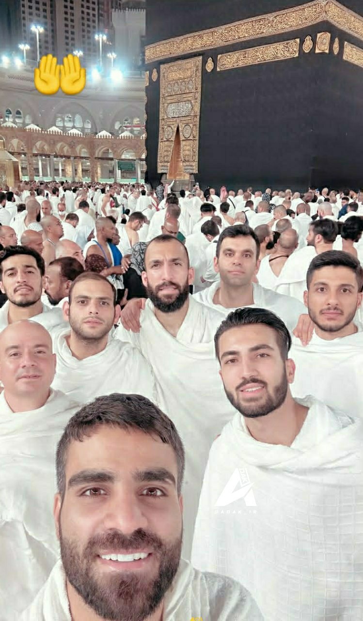 عکس| استقلالی‌ها در خانه خدا