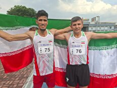 عنوان قهرمانی و نایب قهرمانی دو ۳۰۰۰ متر به ایران رسید 