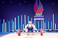 چهاردهمی باغی در دسته ۸۱ کیلوگرم وزنه برداری قهرمانی جهان
