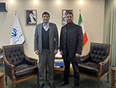 دیدار رئیس انجمن هاکی روی یخ با وزیر ورزش و جوانان