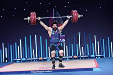 وزنه برداری قهرمانی جهان| لیفت برنزی کرمی در دسته 109 کیلو