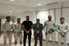پیگیری تمرینات تیم ملی شمشیربازی سابر در کیش