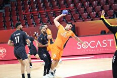 عکس| قضاوت داوران زن در مسابقات هندبال باشگاه‌های آسیا