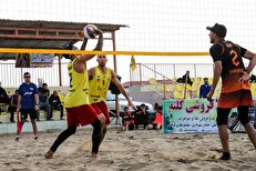 سنگ آهن بافق قهرمان هفته سوم لیگ برتر والیبال ساحلی شد