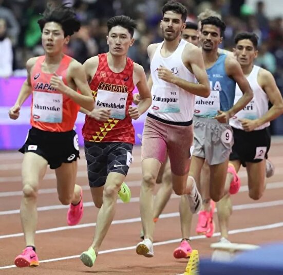 زمانپور رکورد ۱۵۰۰ متر دو ایران را پس از ۲۴ سال شکست