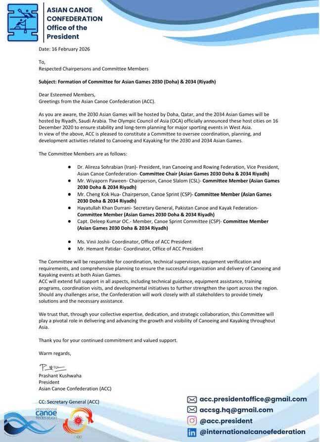 سهرابیان مدیر هدایت رویداد‌های قایقرانی دو دوره پیاپی بازی‌های آسیایی