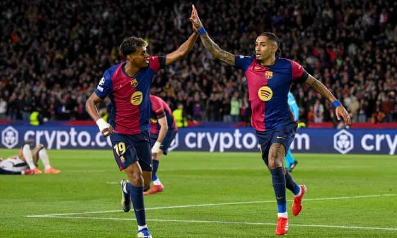 بارسلونا صدر را از رئال‌مادرید ربود؛ پیروزی آسان آبی‌اناری‌ها مقابل قعرنشین