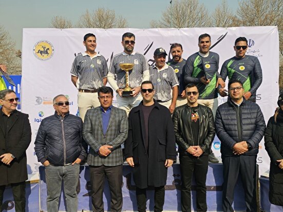 تیم چوگان بسپارشیـمی سپیدان «الف» بر سکوی قهرمانی ایستاد