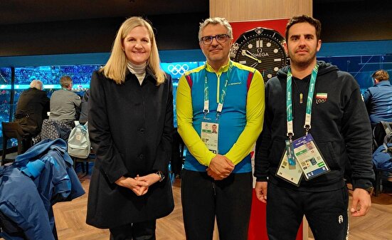 دیدار ساوه‌شمشکی با رئیس کمیته بین‌المللی المپیک