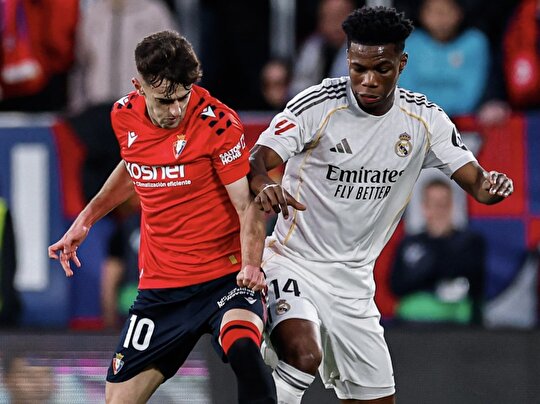 شکست غیرمنتظره رئال مادرید مقابل اوساسونا؛ همه‌چیز به نفع بارسلونا