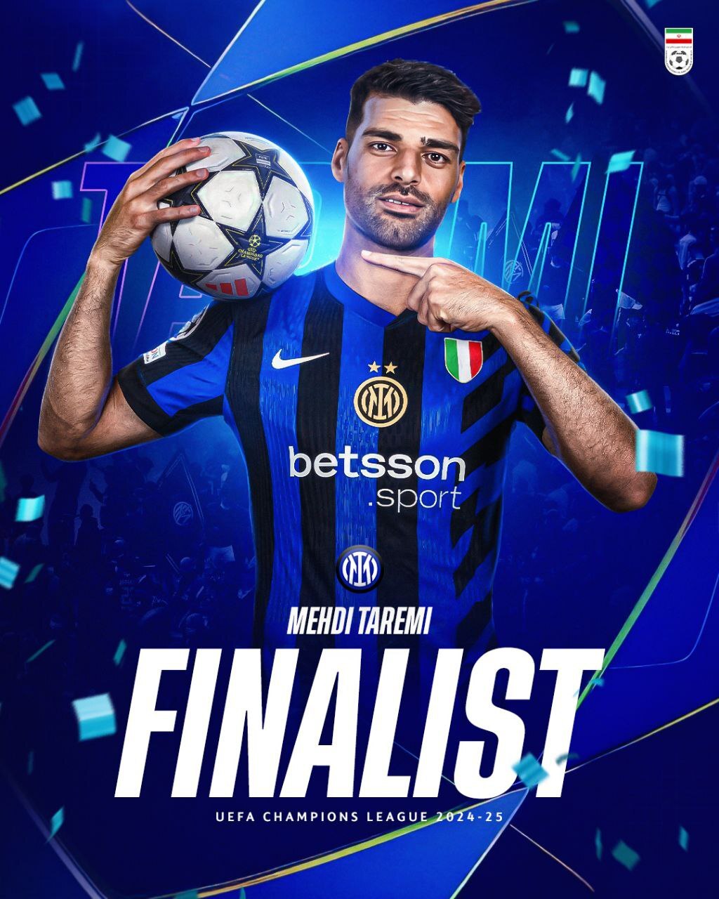 عکس| تحسین اعضای تیم ملی فوتبال ایران از طارمی عکس| تحسین اعضای تیم ملی فوتبال ایران از طارمی