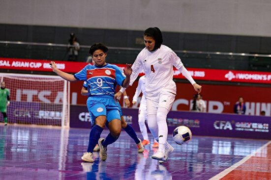 گزارش AFC از دیدار زنان فوتسال ایران و فیلیپن