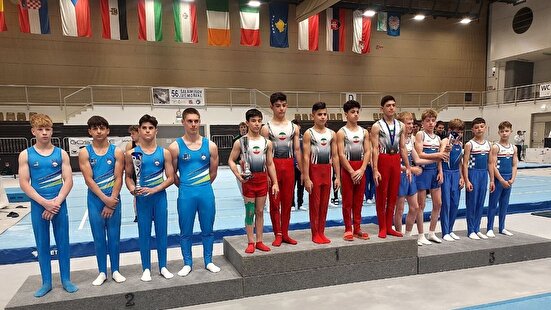قهرمانی تیم ژیمناستیک هنری نوجوانان ایران در جام سالامونوف