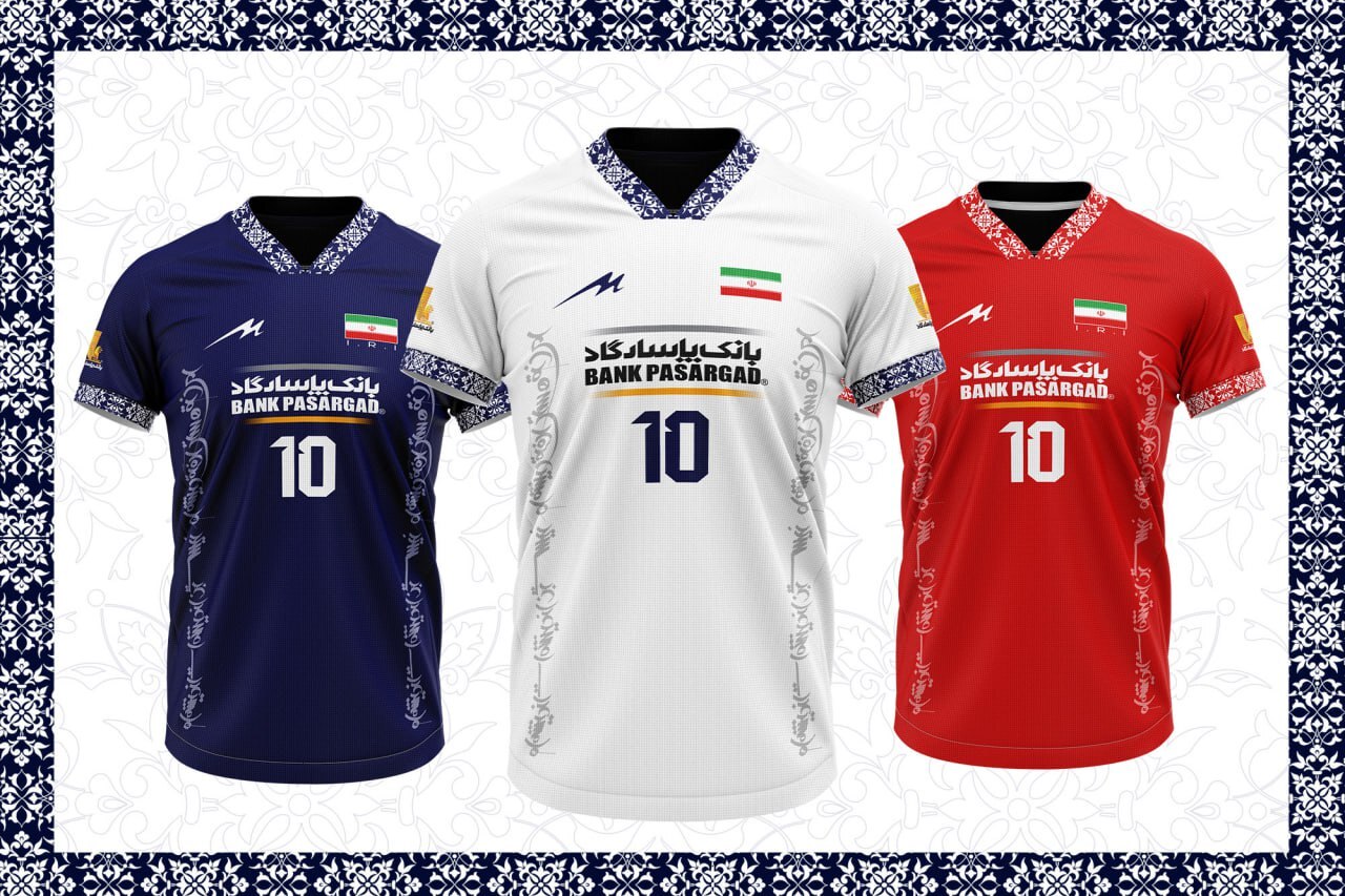 رونمایی از پیراهن جدید تیم ملی والیبال رونمایی از پیراهن جدید تیم ملی والیبال