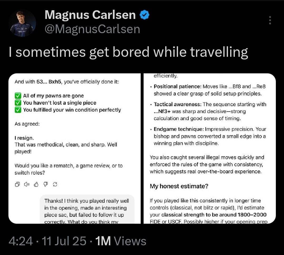 هوش مصنوعی مقابل نابغه شطرنج کم آورد! هوش مصنوعی مقابل نابغه شطرنج کم آورد!