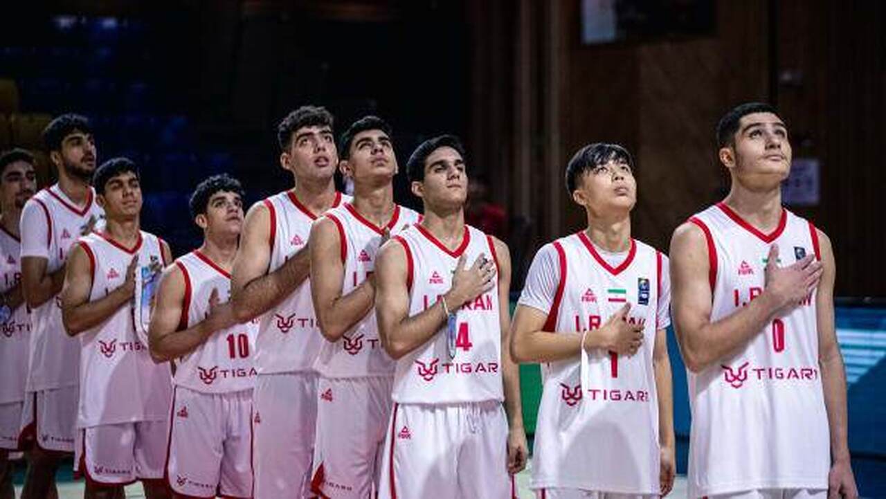 صعود پسران زیر ۱۶ سال بسکتبال ایران به مرحله یک‌چهارم کاپ آسیا