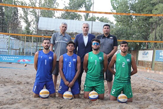 اردوی ملی پوشان المپیکی والیبال ساحلی در بندر ترکمن 