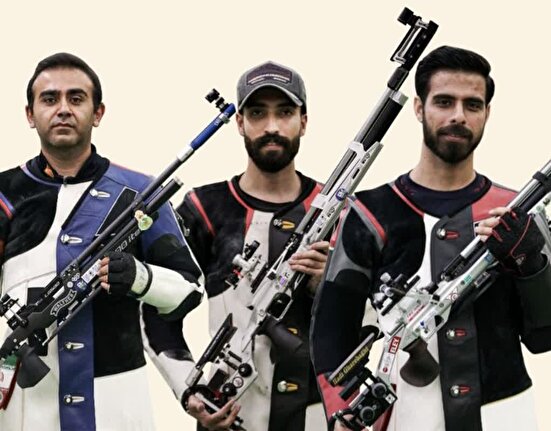 تیراندازی قهرمانی آسیا؛ پایان رقابت‌های تفنگ ۵۰ متر سه وضعیت مردان