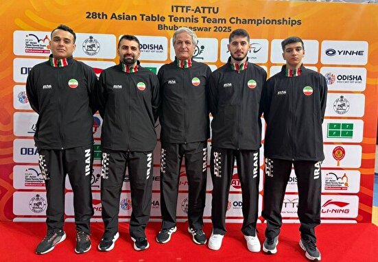 پینگ‌پنگ ایران از پس چین برنیامد؛ «فرجی» تنها بازیکن برنده