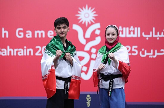 تیم میکس پومسه سومین طلای کاروان ایران را گرفت