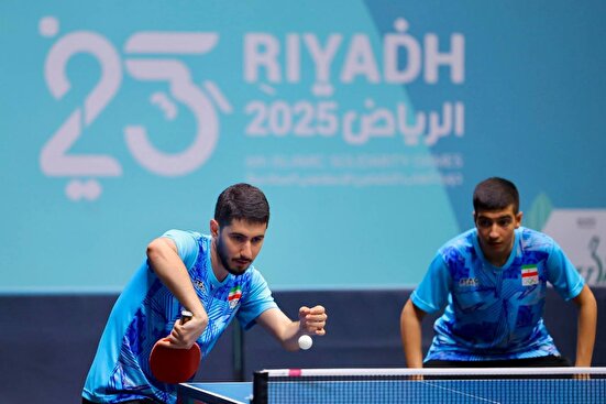 صعود تیم ملی تنیس روی میز مردان ایران به فینال بازی‌های همبستگی کشورهای اسلامی