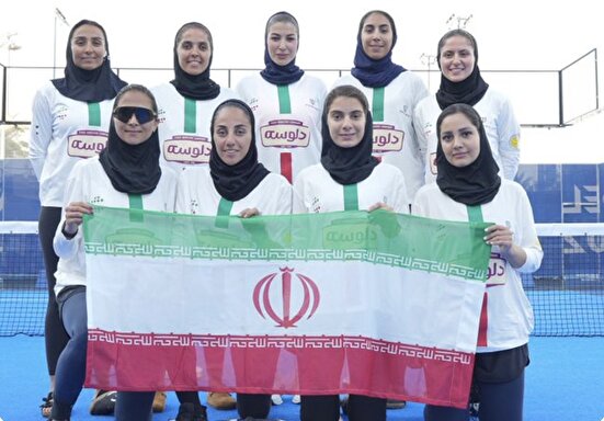 صعود تیم ملی پدل بانوان ایران به فینال قهرمانی آسیا