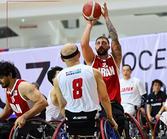 قهرمانی آسیا و اقیانوسیه؛ پیروزی تیم‌ملی بسکتبال با ویلچر مردان ایران برابر کره‌جنوبی