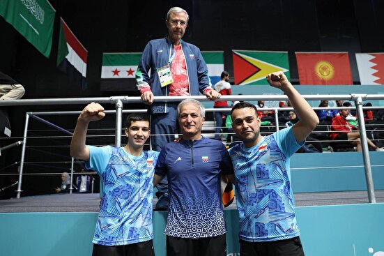 صعود تیم دوبل تنیس‌روی‌میز مردان ایران به یک‌چهارم‌نهایی