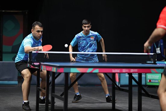 پیروزی قاطع فرجی و هدایی مقابل گویان و قطعی شدن مدال دونفره مردان