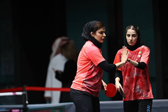 دوبل زنان تنیس‌روی‌میز ایران با شکست اوگاندا فینالیست شد