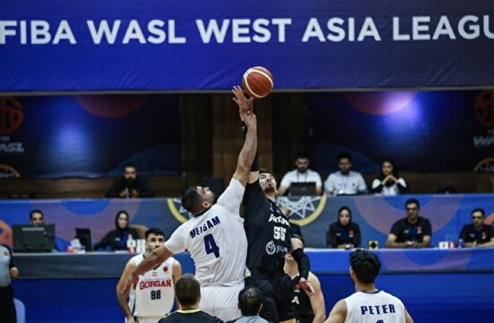 سوپر لیگ بسکتبال غرب آسیا؛ پیروزی شهرداری گرگان مقابل آستانه