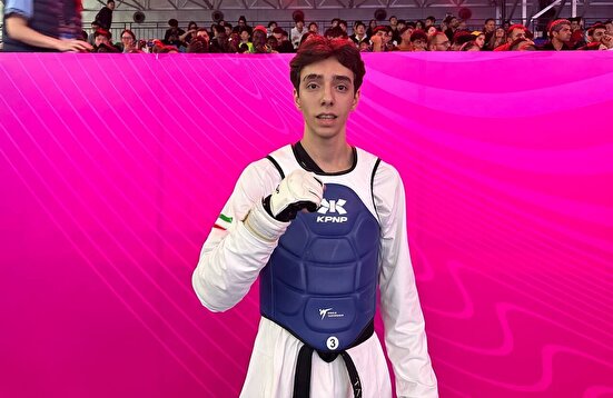 قهرمانی جهان تکواندو؛ حاجی‌موسایی نقره‌ای شد