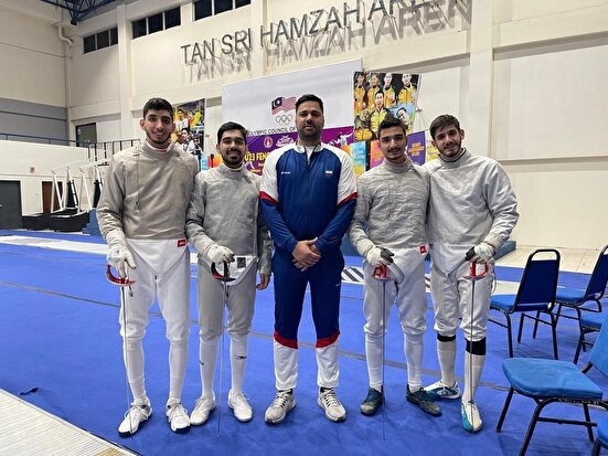 شمشیربازی زیر ۲۳ سال قهرمانی آسیا؛ تیم سابر ایران به مدال برنز رسید