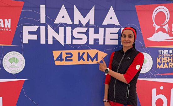 پریسا عرب: در نخستین حضورم در مسابقات ماراتن به قهرمانی رسیدم؛ شرایط رقابت‌های کیش مطلوب بود