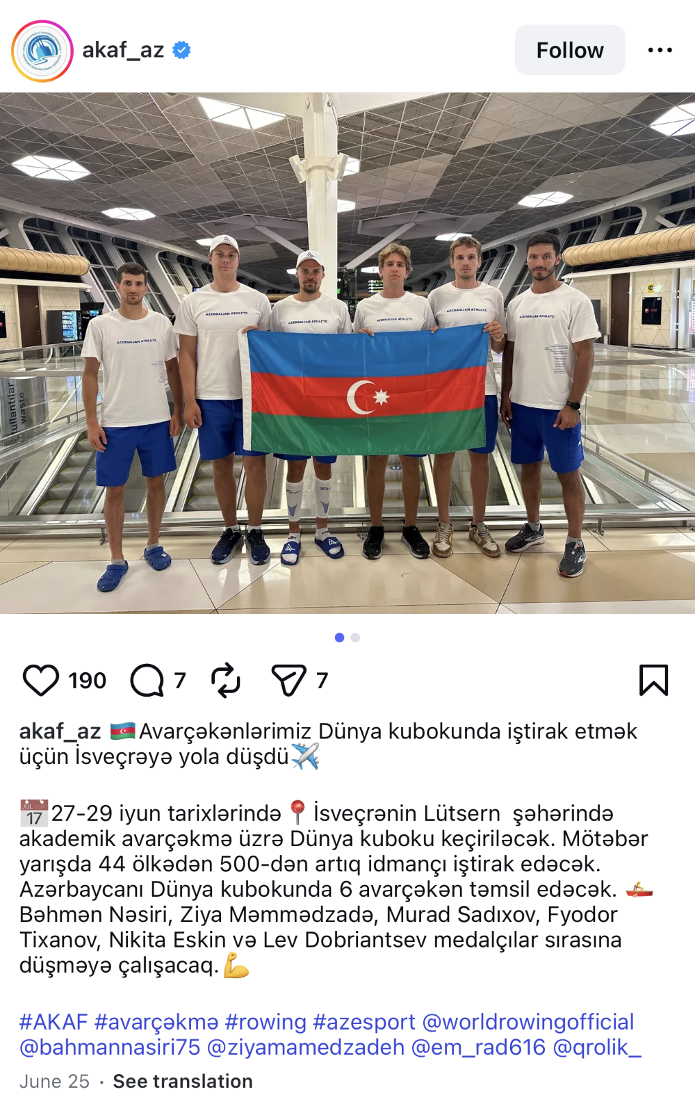 گاف بزرگ فدراسیون روئینگ در پرونده بهمن نصیری؛ بازگشت به اردو یا حضور زیر پرچم آذربایجان؟ + عکس گاف بزرگ فدراسیون روئینگ در پرونده بهمن نصیری؛ بازگشت به اردو یا حضور زیر پرچم آذربایجان؟ + عکس