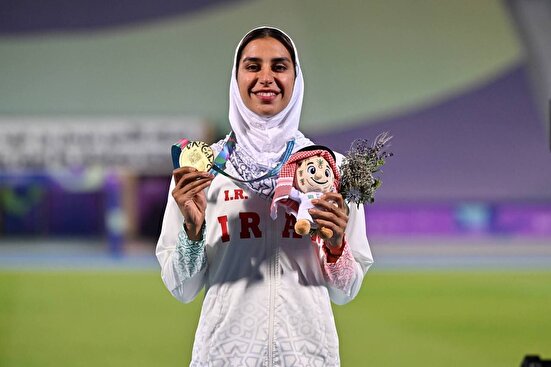محیطی‌زاده: رکورد ملی هفت‌گانه را ۱۰۰ امتیاز افزایش دادم/ چالش اصلی، فاصله طولانی دهکده تا ورزشگاه بود