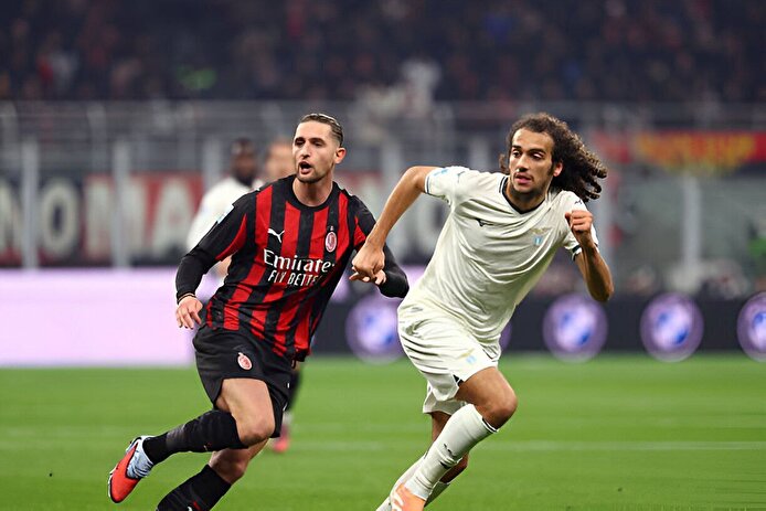 صعود میلان به صدر جدول با غلبه بر عقاب‌ها