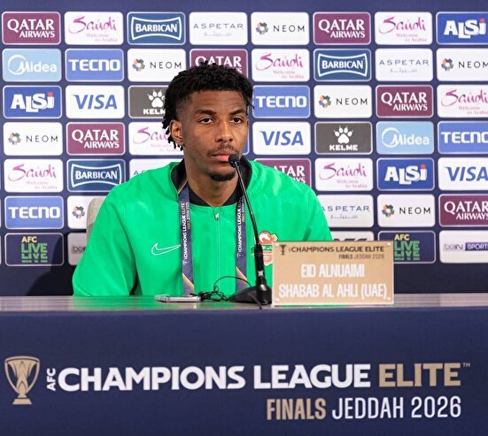 بازیکن شباب الاهلی: نمی‌خواهیم با لیگ نخبگان وداع کنیم؛ برای شکست تراکتور تمرکز داریم