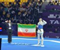 حنا دختری با مدال طلای جهانی/ سلطانیان سومین طلایی ایران در تکواندو نوجوانان جهان